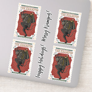 Mörk: Julloresc Djävulen Krampus Bag i Leksaker Klistermärken