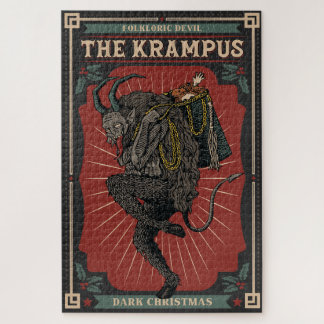 Mörk: Julloresc Djävulen Krampus Bag i Leksaker Pussel