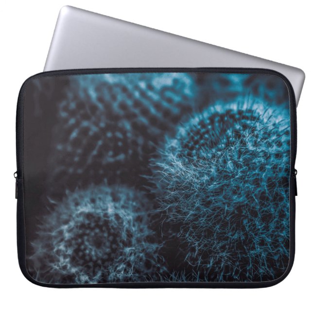 Mörk Kaktus Laptop Fodral (Framsidan)