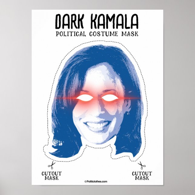 Mörk Kamala Costume Mask Poster (Framsidan)