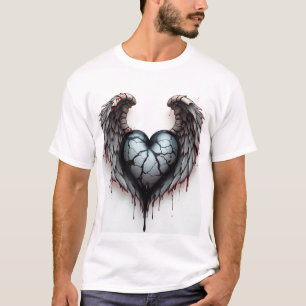 mörk kärlek vingar t shirt