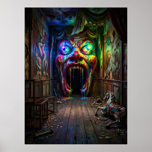 Mörk Karneval Filosofi  Poster (Framsidan)