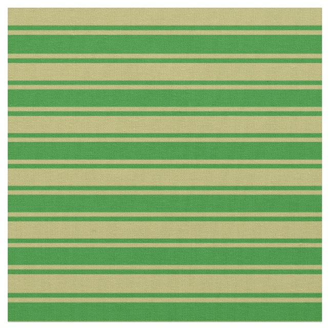 Mörk Khaki & Forest Grönt Färgad Mönster Tyg (Närbild)