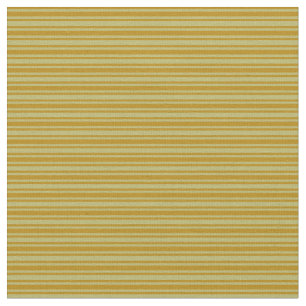 Mörk Khaki & Mörk Goldenrod Färgad Rand Tyg