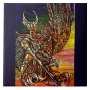 MÖRK KNIGHT Fantasy Kakelplatta