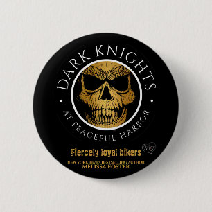 Mörk Knight Logotyp Button Knapp