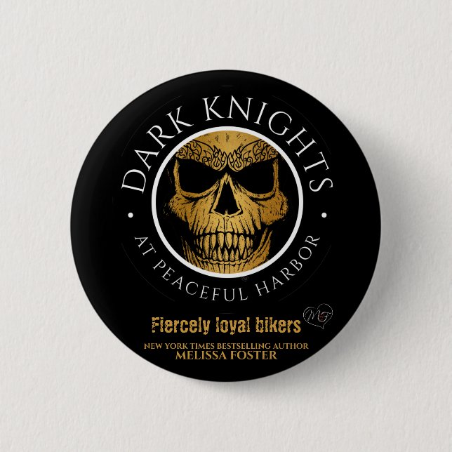 Mörk Knight Logotyp Button Knapp (Framsida)