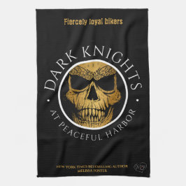 Mörk Knight Logotyp kökshandduk
