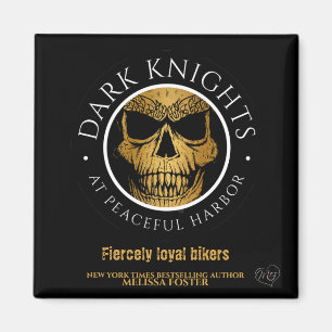 Mörk Knight Logotyp Magnet