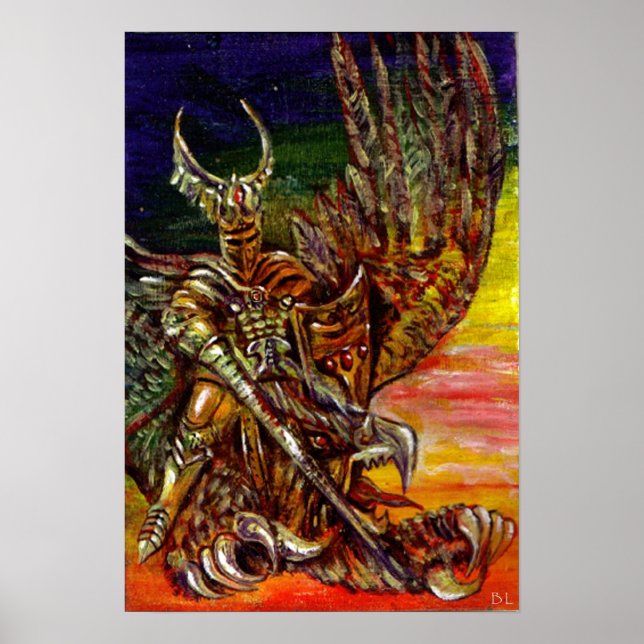 MÖRK KNIGHT POSTER (Framsidan)