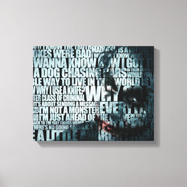 Mörk Knight Premium Wrapped Canvas (glapp) (Framsida)