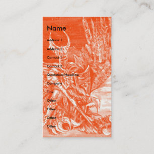 MÖRK KNIGHT VISITKORT