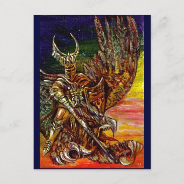 MÖRK KNIGHT VYKORT (Framsida)