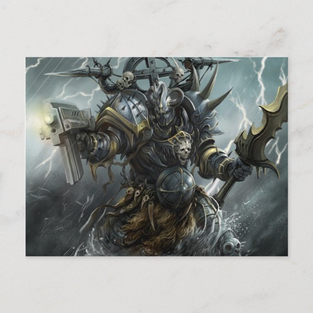 Mörk-kommandon, vykort (Framsida)