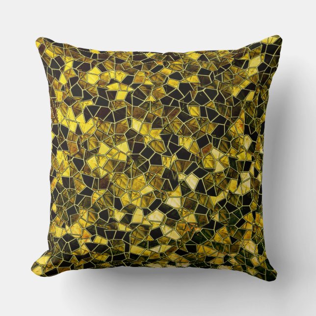 Mörk konsolerar en gult mosaik, uppdelning av alte kudde (Framsida)