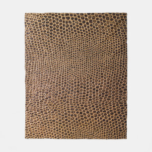 Mörk Läder: Elegant - enkel bakgrund Fleecefilt