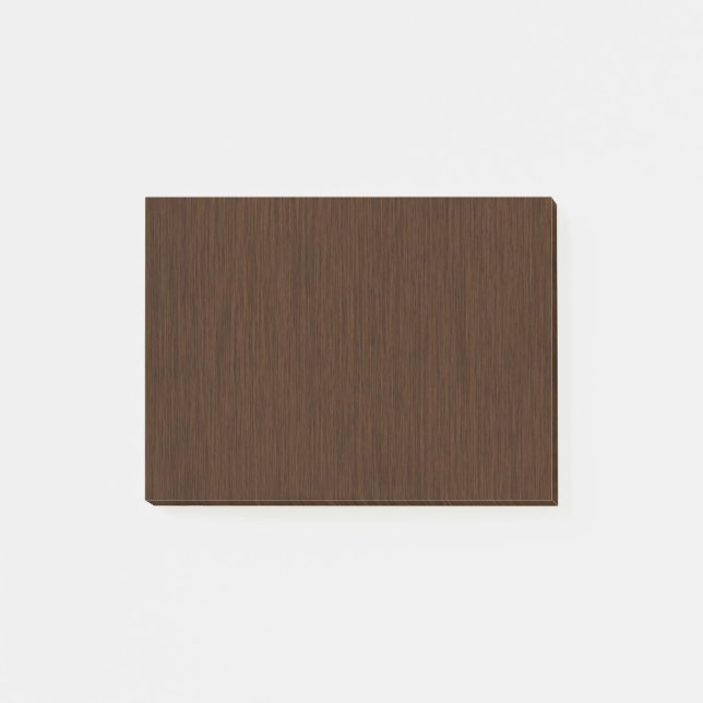 Mörk lantlig kornig Wood bakgrund Post-it Block (Framsida)