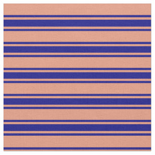 Mörk Lax och Blue Färgad Mönster Tyg