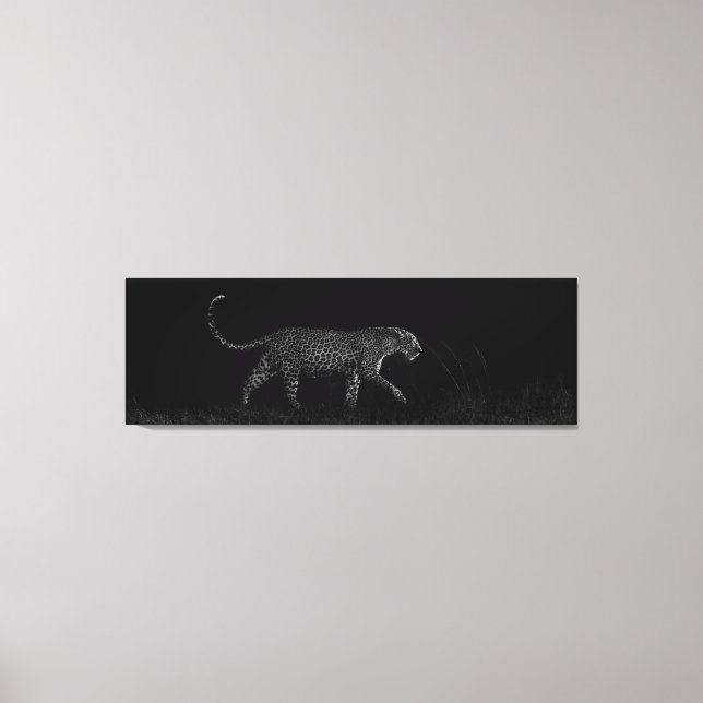 Mörk Leopard Salayexe Canvastryck (Framsida)