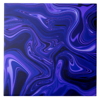 Mörk Lila Abstrakt Fluid Kakelplatta