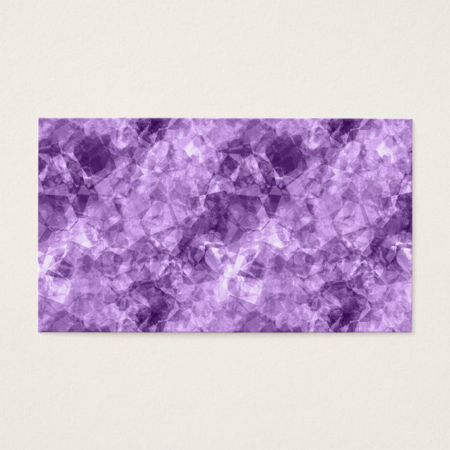 Mörk Lila Crumged Struktur Visitkort (Framsidan)