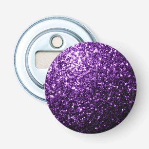 Mörk Lila faux shiny glitter sparkles Flasköppnare