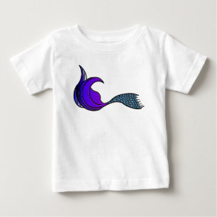 Mörk lila Självstjärt T Shirt