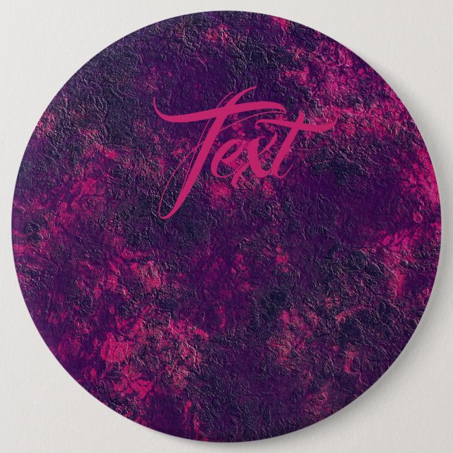 Mörk lila violet struktur texturerat suede marble  knapp (Framsida)