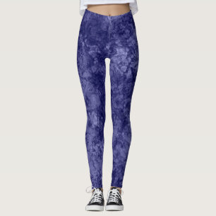 Mörk lila violet struktur texturerat suede marble leggings
