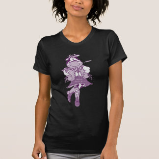 Mörk lilakoCowGirl Tee Shirt