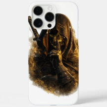Mörk lönnmördare med huva Ninja iPhone 16 Pro Max-