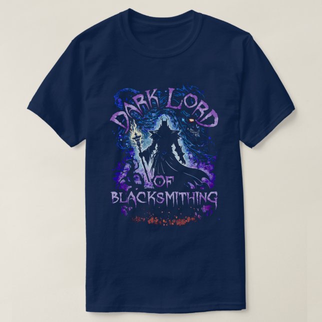 Mörk Lord Blacksmithing T Shirt (Design framsida)