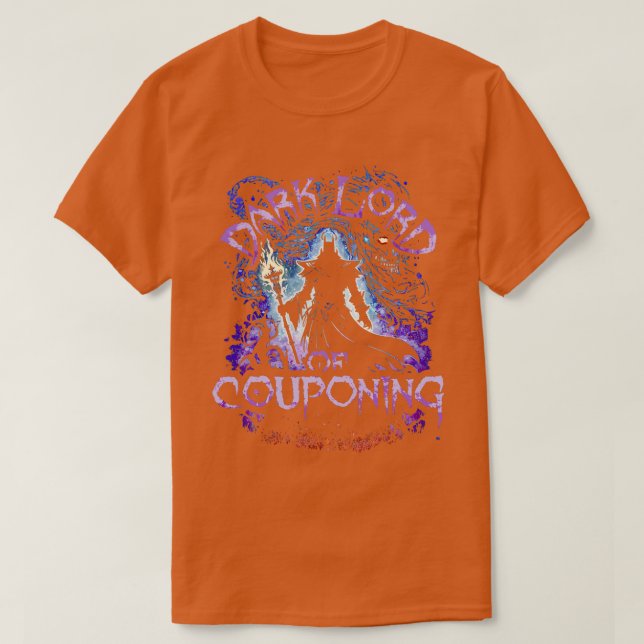Mörk Lord of Couponing T Shirt (Design framsida)
