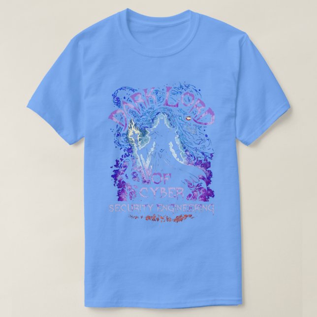Mörk Lord of Cyber Security Engineering T Shirt (Design framsida)