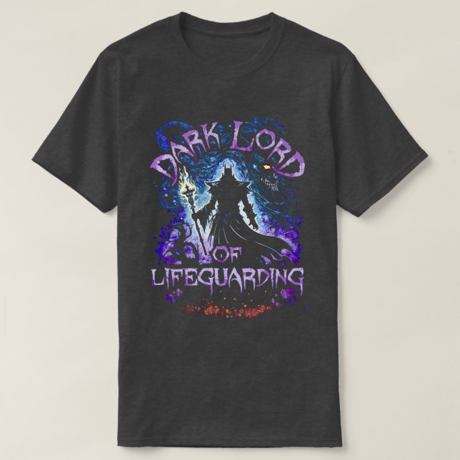 Mörk Lord of Lifeguarding T Shirt (Design framsida)