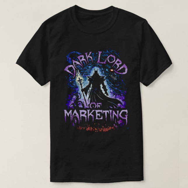 Mörk Lord of Marknadsföring T Shirt (Design framsida)