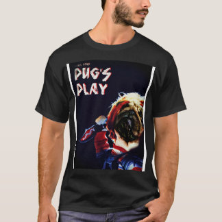Mörk lord Pugs Play T Shirt