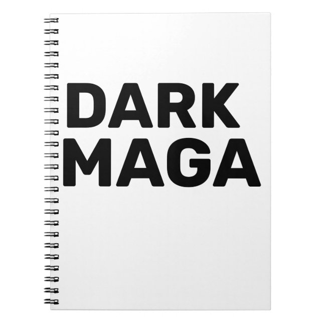 Mörk Maga Funny Halloween Trump 2024 Anteckningsbok (Framsidan)