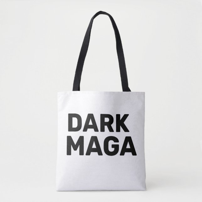 Mörk Maga Funny Halloween Trump 2024 Tygkasse (Framsida)