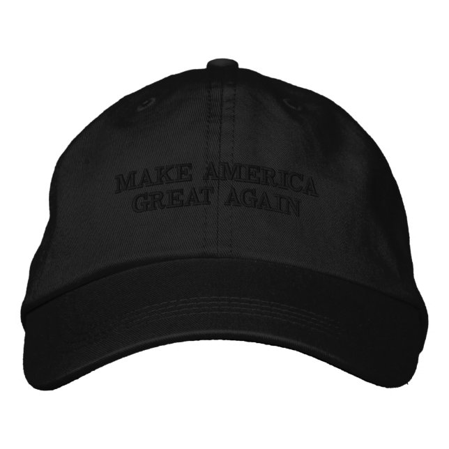 MÖRK MAGA HAT BRODERAD KEPS (Framsida)