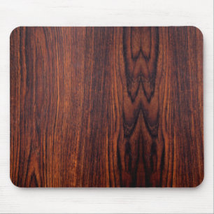 Mörk Mahogany-trämorn Brödved mönster Musmatta