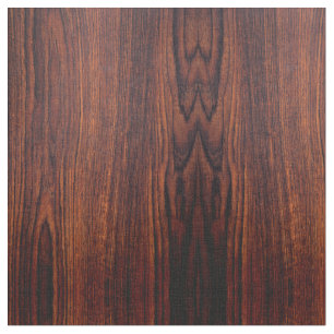 Mörk Mahogany-trämorn Brödved mönster Tyg