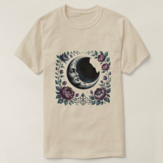Mörk måne trädgård – Mystisk gotisk nattkonst T Shirt