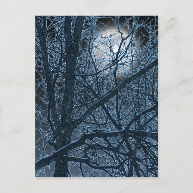 MÖRK MÅNE vykort (Framsida)