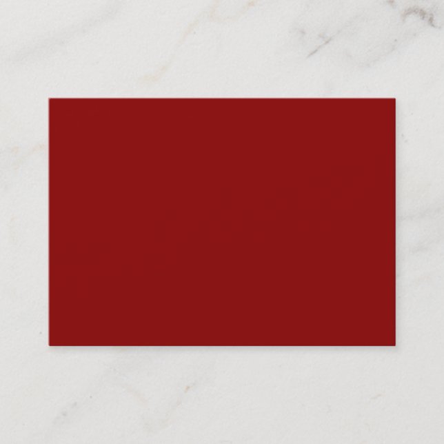 Mörk Maroon Red Solid Trend Färg Blank Background Visitkort (Framsida)