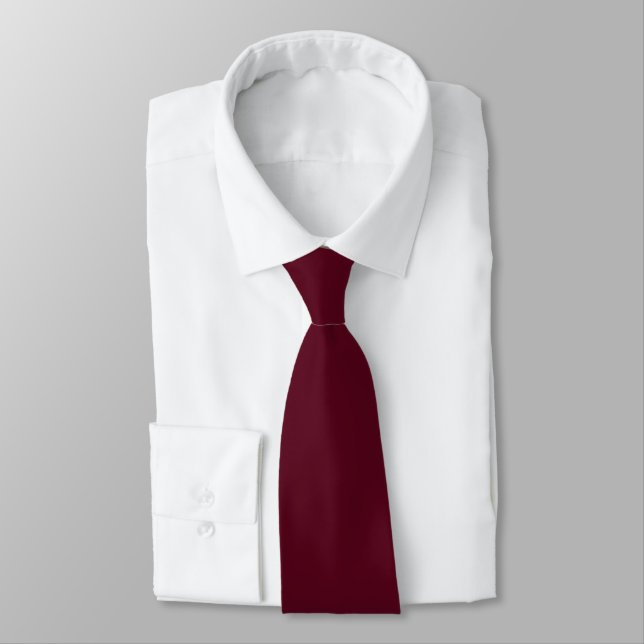 Mörk Maroon Tie Slips (Bunden)