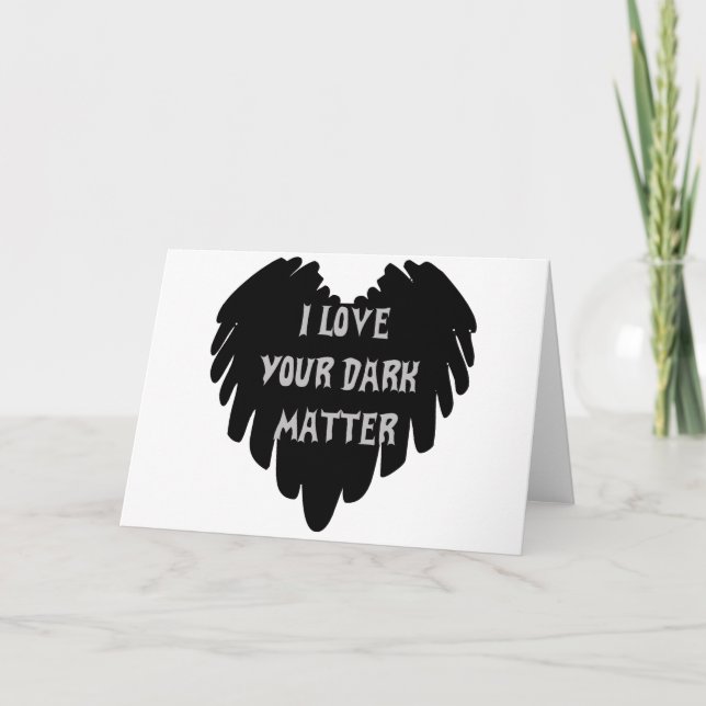 Mörk materia helgkort (Framsida)