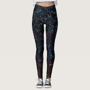 Mörk materiaCHEFdamasker Leggings