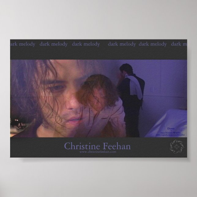 Mörk Melody av Christine Feehan Poster (Framsidan)