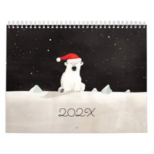 Mörk men Cute Kalender